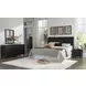 Danziar Black 6 Drawer Dresser and Rectangular Mirror