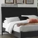 Danziar Black King Panel Bed