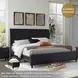 Danziar Black King Panel Bed