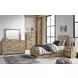 Hyanna Tan Brown 6 Drawer Dresser and Rectangular Mirror