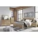 Hyanna Tan Brown 6 Drawer Dresser and Rectangular Mirror