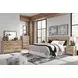 Hyanna Tan Brown 6 Drawer Dresser and Rectangular Mirror