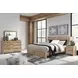 Hyanna Tan Brown 6 Drawer Dresser and Rectangular Mirror