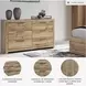 Hyanna Tan Six Drawer Dresser