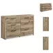 Hyanna Tan Six Drawer Dresser