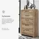 Hyanna Tan Five Drawer Chest