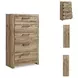 Hyanna Tan Five Drawer Chest