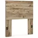 Hyanna Golden Rustic Twin Panel Headboard