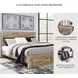 Hyanna Tan King Storage Platform Bed