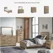 Hyanna Tan Brown Twin Panel Bed
