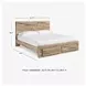Hyanna Tan Queen Storage Platform Bed