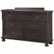 B01061 Gray 7 Drawer Dresser