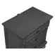 B01061 Gray 4 Drawer Nightstand with USB Charging