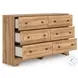 Galletyn Warm Brown Panel Bedroom Set