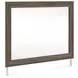 Mazilar Dark Brown Rectangular Dresser Mirror
