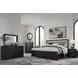 Raechalla Matte Black Rectangular Dresser Mirror