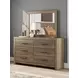 Jonnifer Auburn Rectangular Dresser Mirror