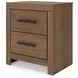Jonnifer Auburn 2 Drawer Nightstand