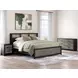 Jonnifer Matte Black and Warm Gray 6 Drawer Dresser