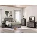 Jonnifer Black and Gray Panel Bedroom Set