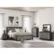 Jonnifer Matte Black and Warm Gray 6 Drawer Dresser