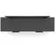 Jonnifer Black and Gray 6 Drawer Dresser with Rectangular Mirror