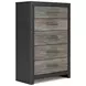 Jonnifer Bookcase Storage Panel Bedroom Set