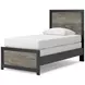 Jonnifer Black and Gray Youth Panel Bedroom Set