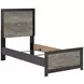 Jonnifer Black and Gray Youth Panel Bedroom Set