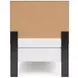 Jonnifer Black and Gray Twin Panel Bed