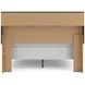 Jonnifer Black and Gray Queen Panel Bookcase Bed