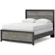 Jonnifer Black and Gray Panel Bedroom Set