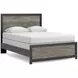 Jonnifer Black and Gray Panel Bedroom Set