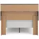 Jonnifer Black and Gray Full Panel Bookcase Bed