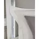 Raechalla White and Gray King Upholstered Panel Headboard and LED