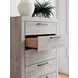 Jonnifer Light Gray 5 Drawer Chest