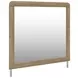 Dovander Warm Natural Brown Rectangular Dresser Mirror