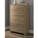Dovander Warm Brown 5 Drawer Chest
