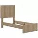 Dovander Warm Natural Brown Youth Panel Bedroom Set