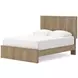 Dovander Warm Natural Brown Queen Platform Bed