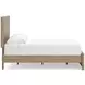 Dovander Warm Natural Brown Queen Platform Bed