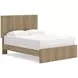 Dovander Warm Natural Brown Panel Bedroom Set