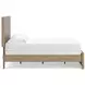 Dovander Warm Natural Brown Queen Panel Bed