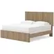 Dovander Warm Natural Brown King Panel Bed