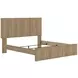 Dovander Warm Natural Brown King Panel Bed