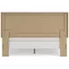 Dovander Warm Natural Brown King Panel Bed