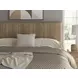 Dovander Warm Natural Brown King Panel Bed