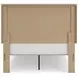 Dovander Warm Natural Brown Full Platform Bed