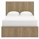 Dovander Warm Natural Brown Full Platform Bed