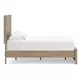 Dovander Warm Natural Brown Full Platform Bed